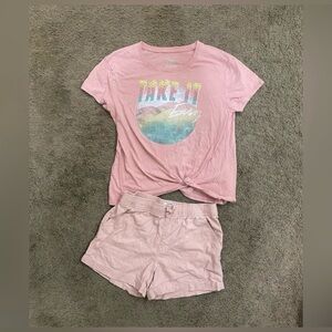 Girls Justice/Old Navy Take It Easy Outfit size 14/16